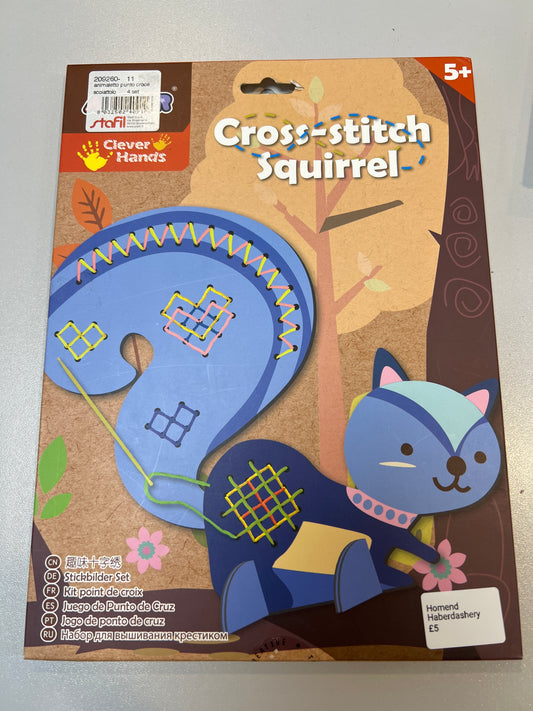 Stafil Children’s Cross Stitch. Squirrel