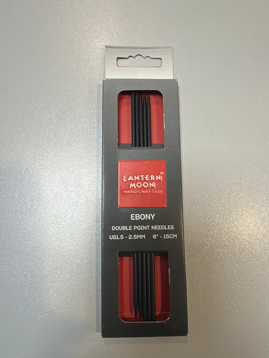 Lantern Moon Ebony Double Pointed Needles