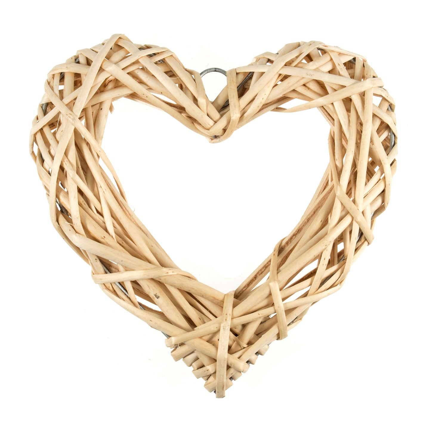 Light Willow Heart Wreath Base 20cm
