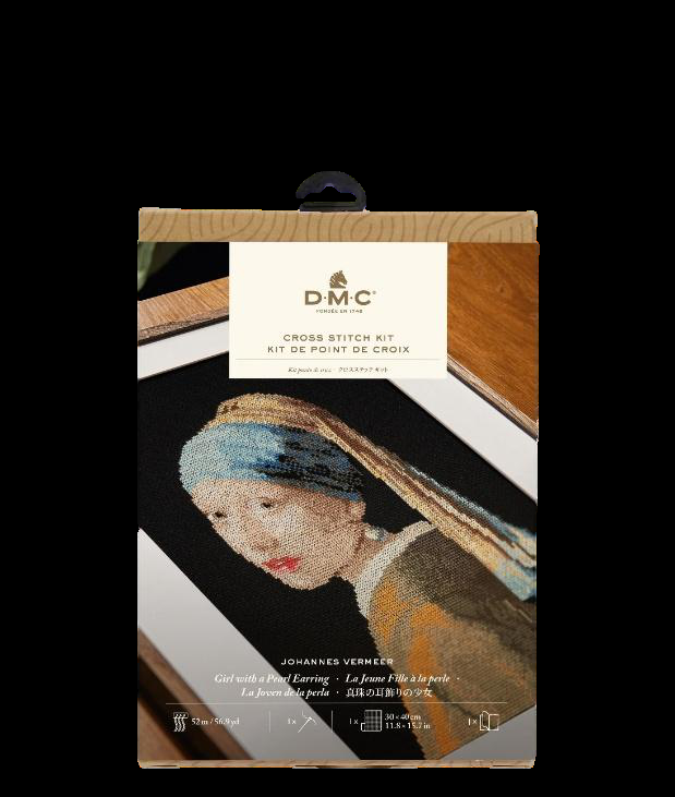 DMC Cross Stitch Kit.  Girl with a Pearl Earring