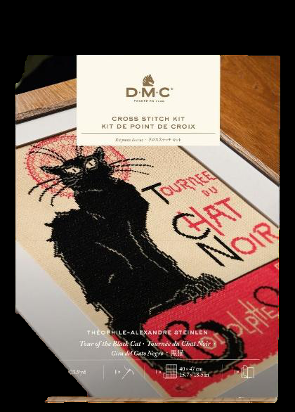 DMC Cross Stitch Kit.  Black cat