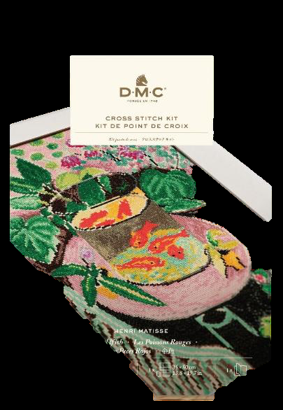 DMC Cross Stitch Kit.  Gold fish