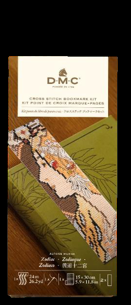 DMC Cross Stitch Bookmark Kit.  Zodiac