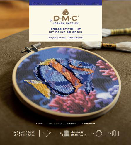 DMC Cross Stitch Kit.  Fish