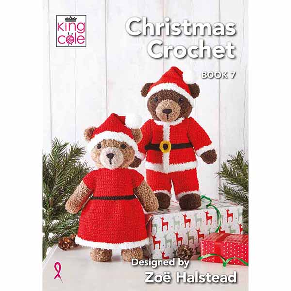 King Cole Christmas crochet book