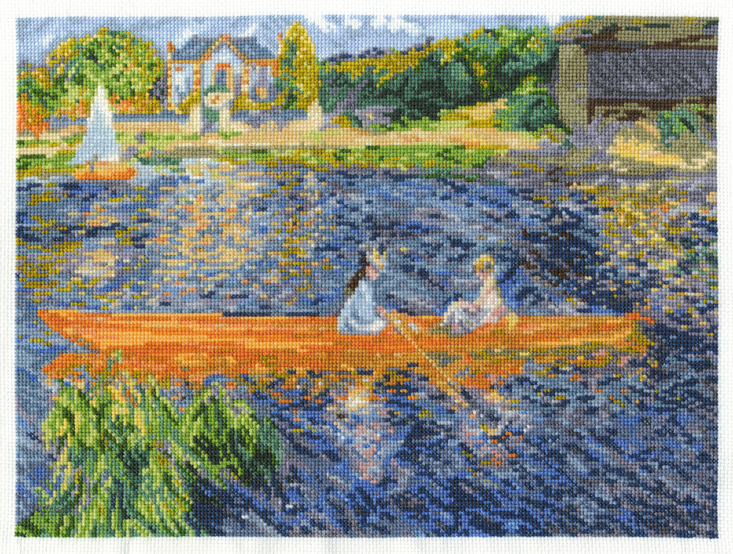 RENOIR-THE SKIFF 12X9in