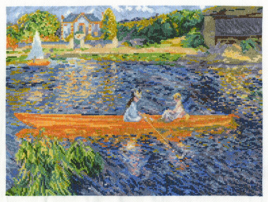 Renoir-the Skiff 12x9in