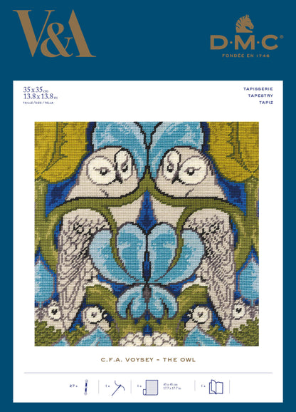 DMC V&A Tapestry Kit. Voysey - The Owl