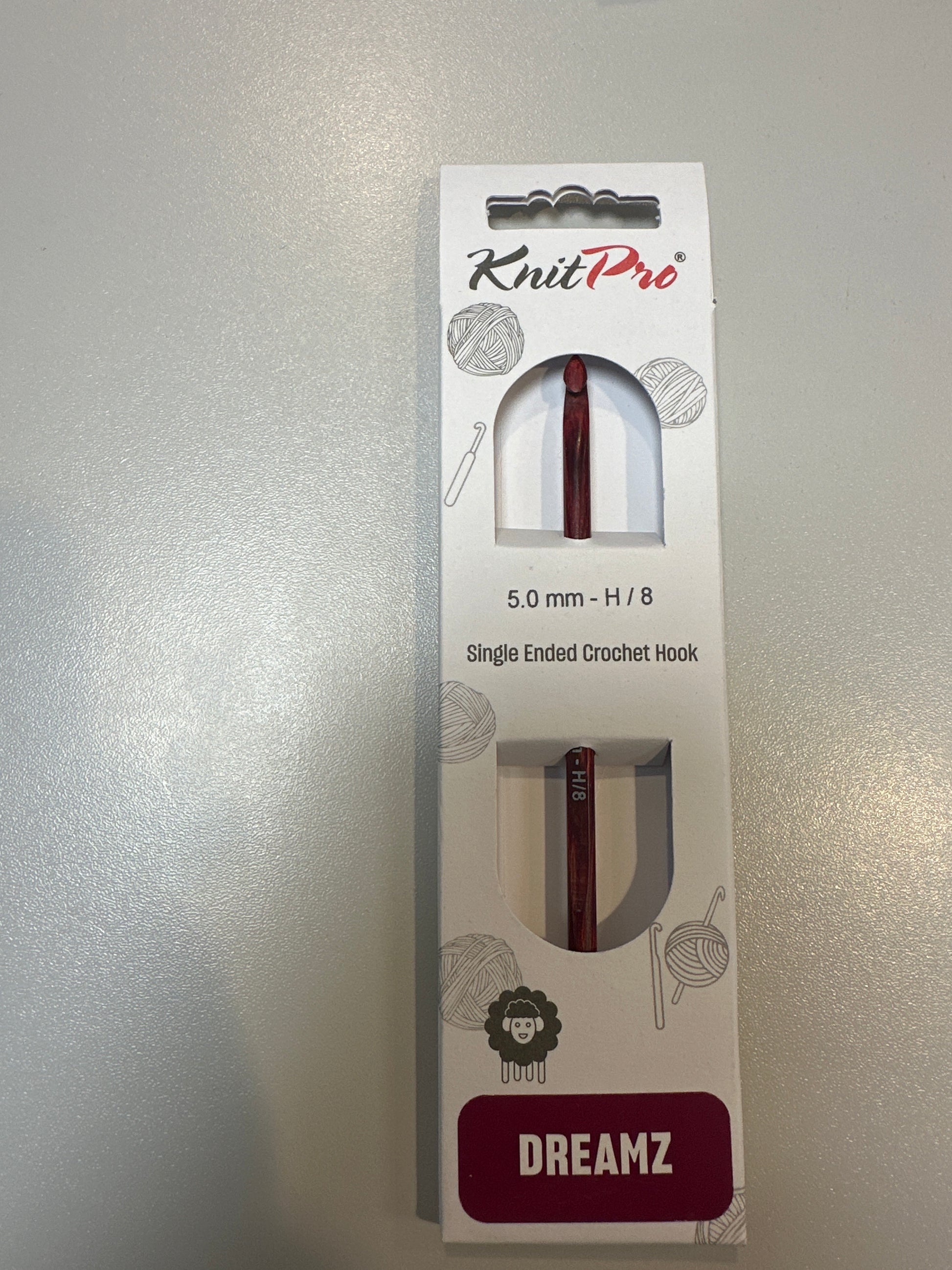 KnitPro Dreamz single ended crochet hook