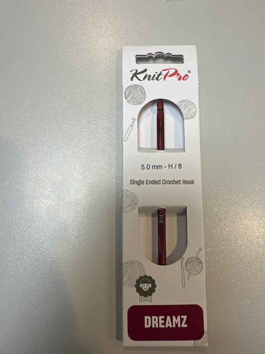 KnitPro Dreamz single ended crochet hook