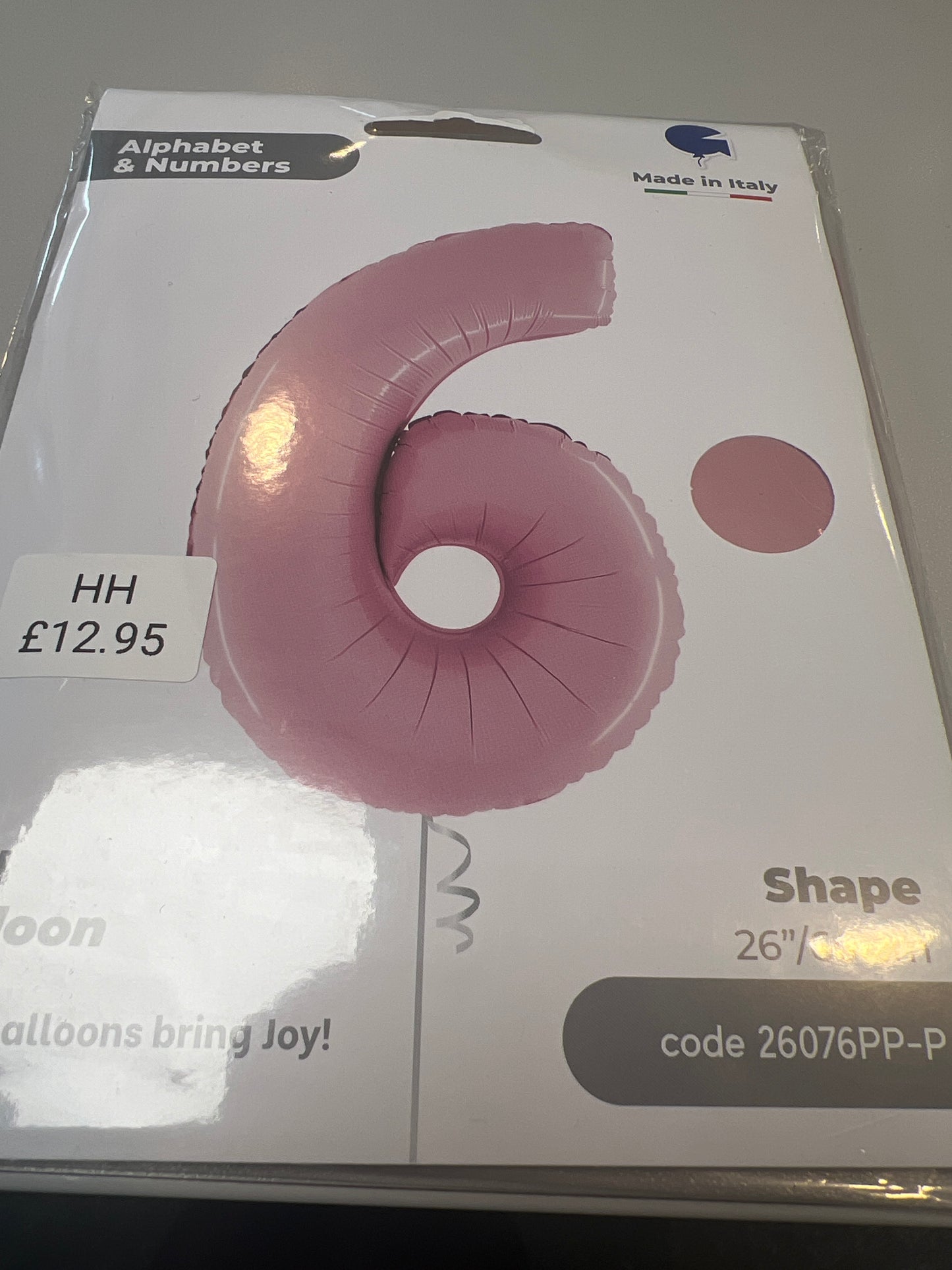 Helium balloon No 6.  26”