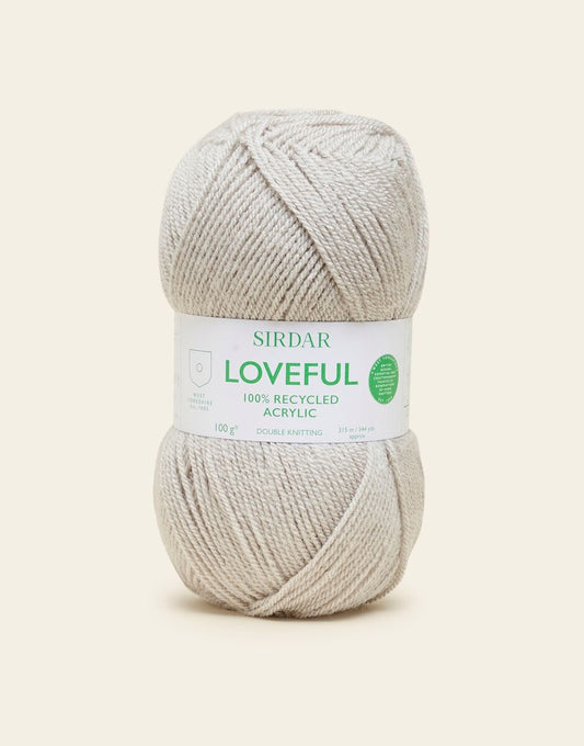 Sirdar Loveful 100% Recycled Acrylic DK - Cloud