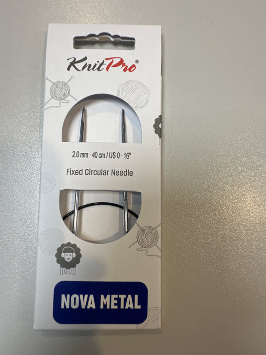 KnitPro 2mm 40cm Fixed Circular Needle