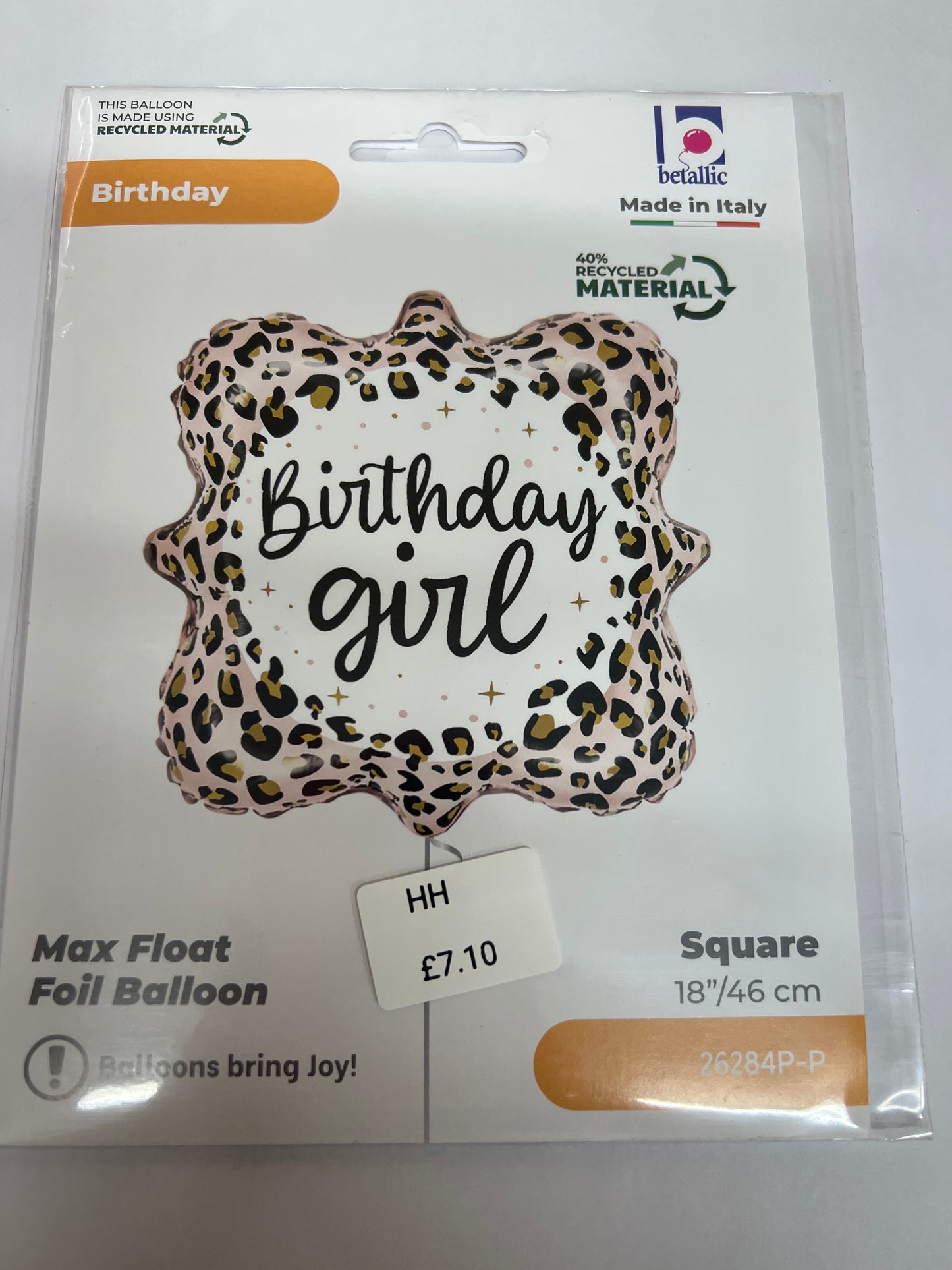 Birthday girl helium balloon