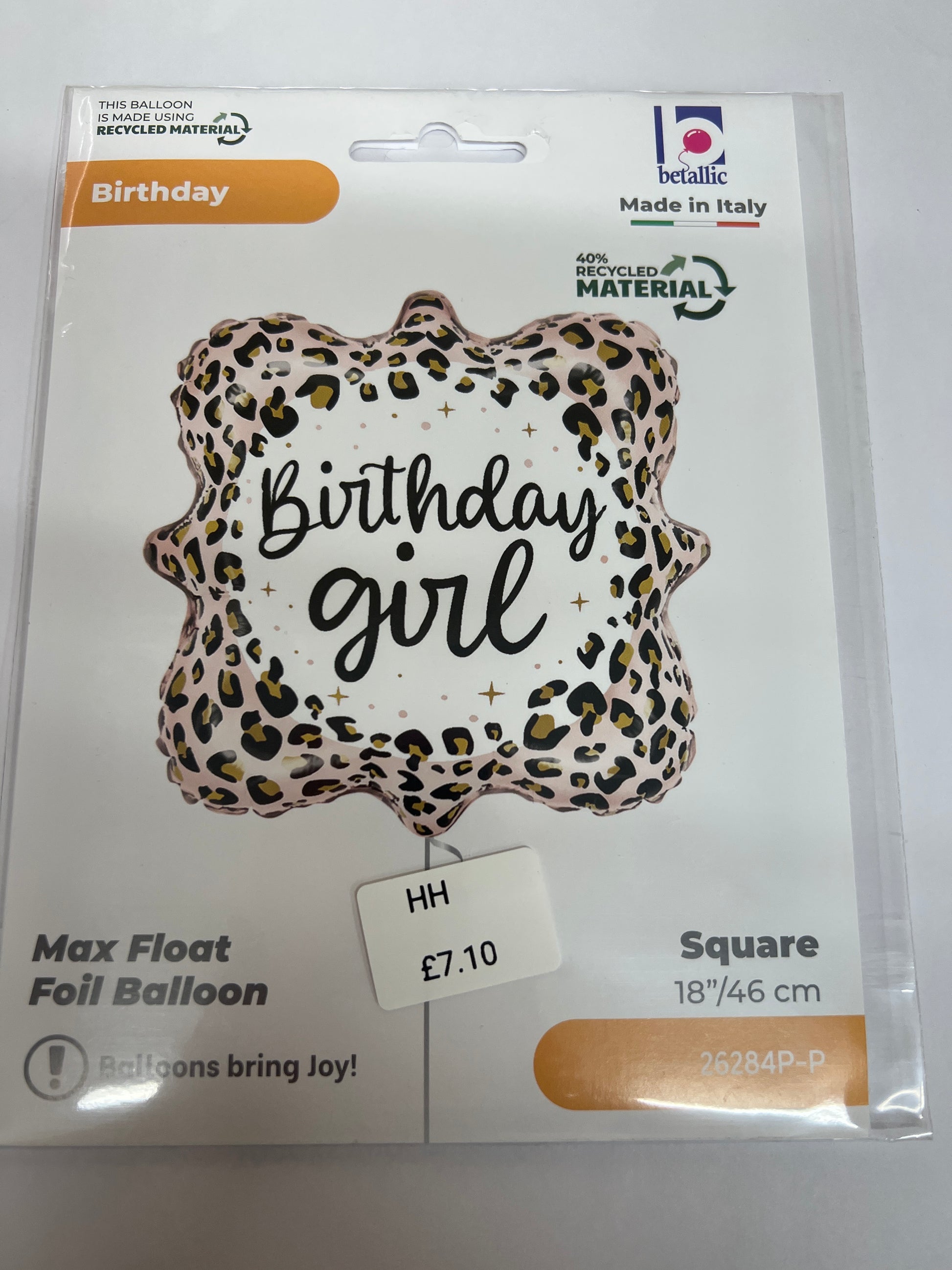 Birthday girl helium balloon