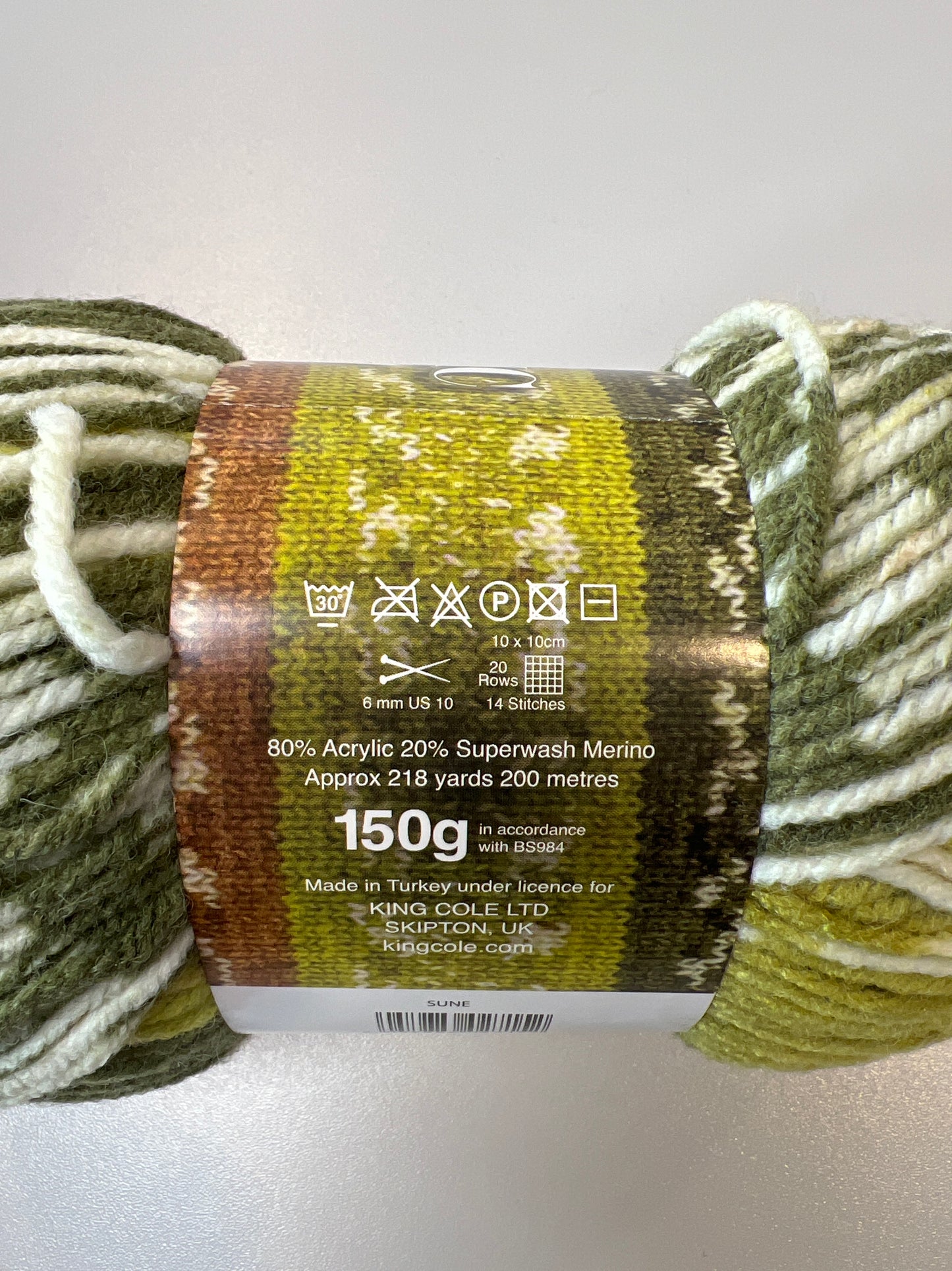King Cole yarn - texture detail