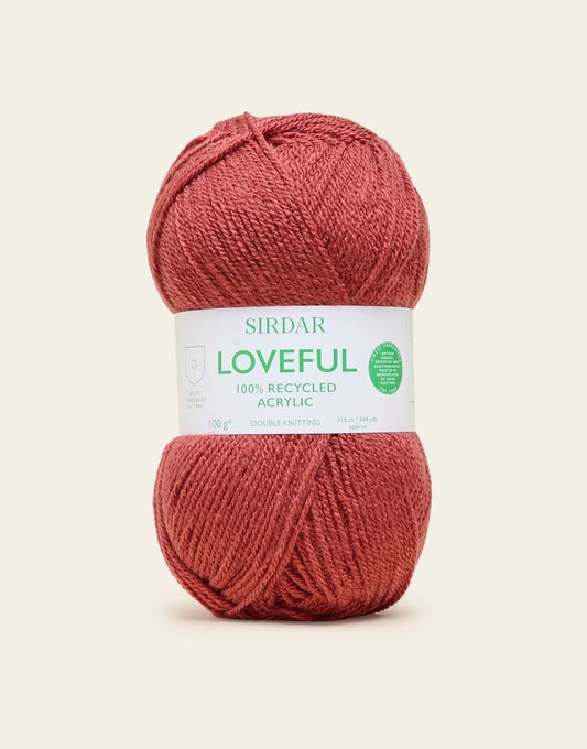 Sirdar Loveful 100% Recycled Acrylic DK - Ember
