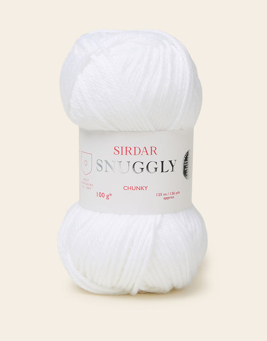 Sirdar yarn in white