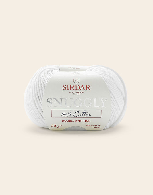 Sirdar Snuggly Cotton - White - White