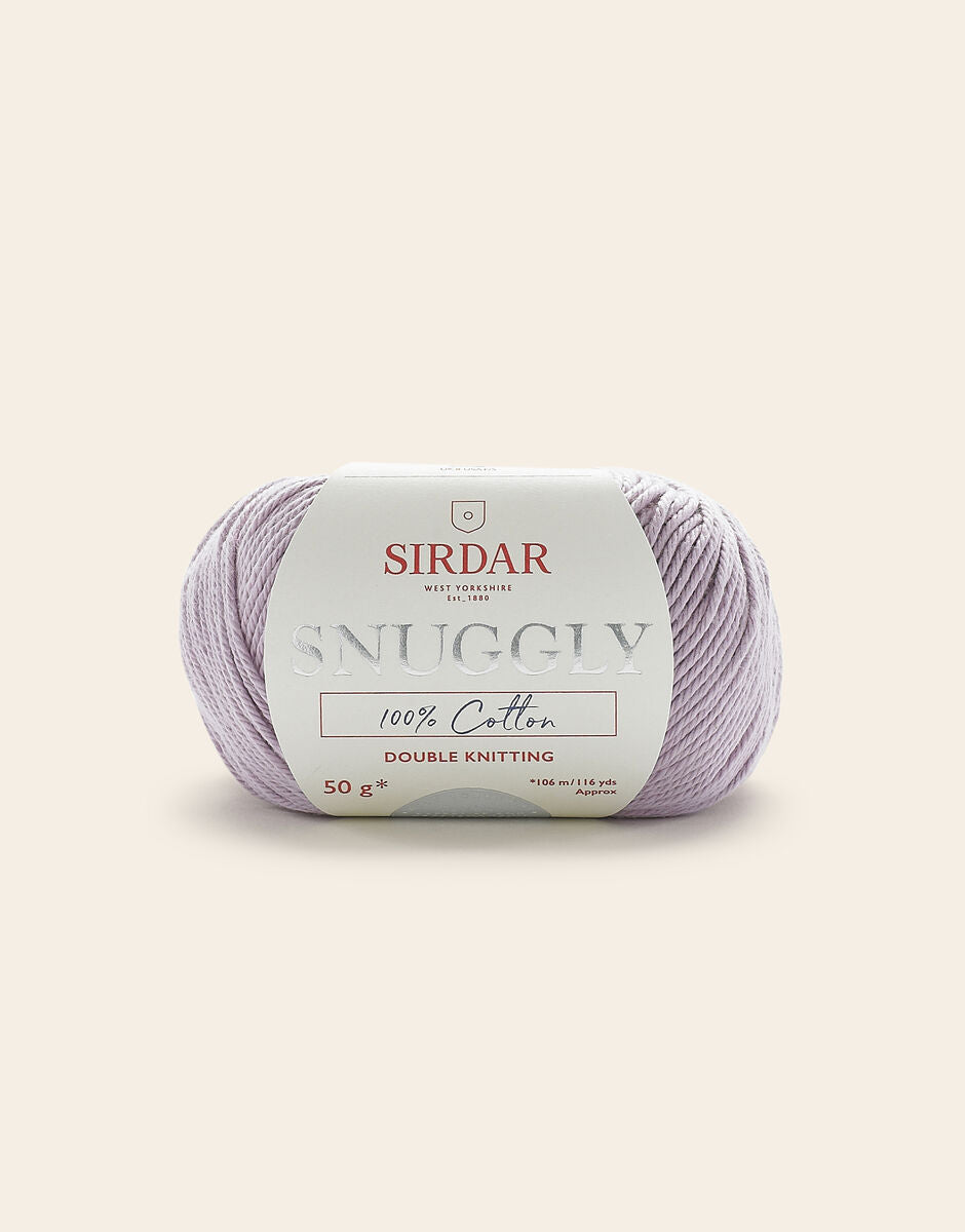 Sirdar yarn in rose, cotton blend