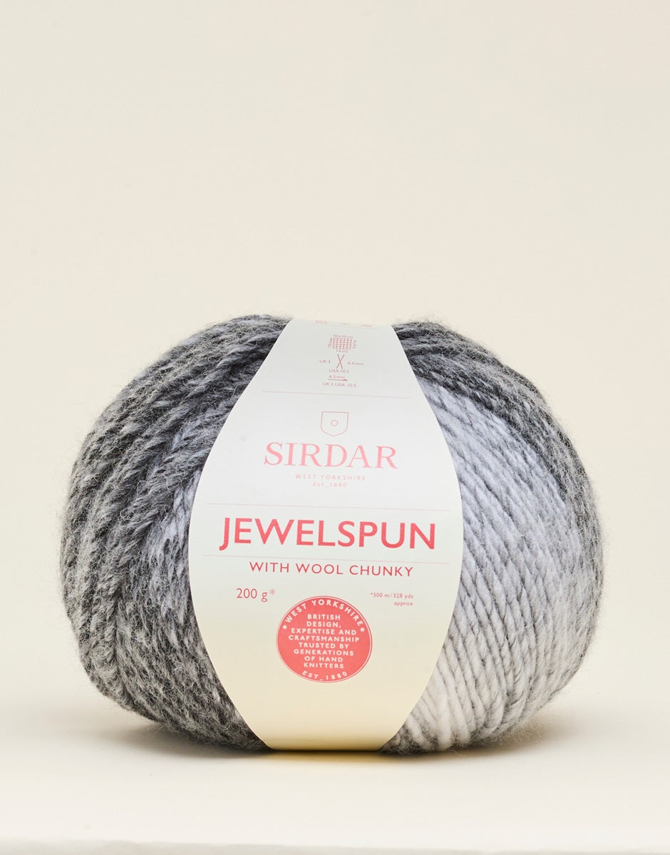 Sirdar Jewelspun with Wool Chunky - Polished Jet