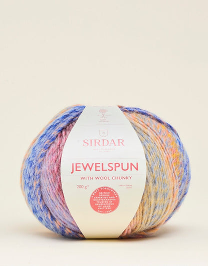 Sirdar Jewelspun with Wool Chunky - Ocean Gem - Ocean Gem