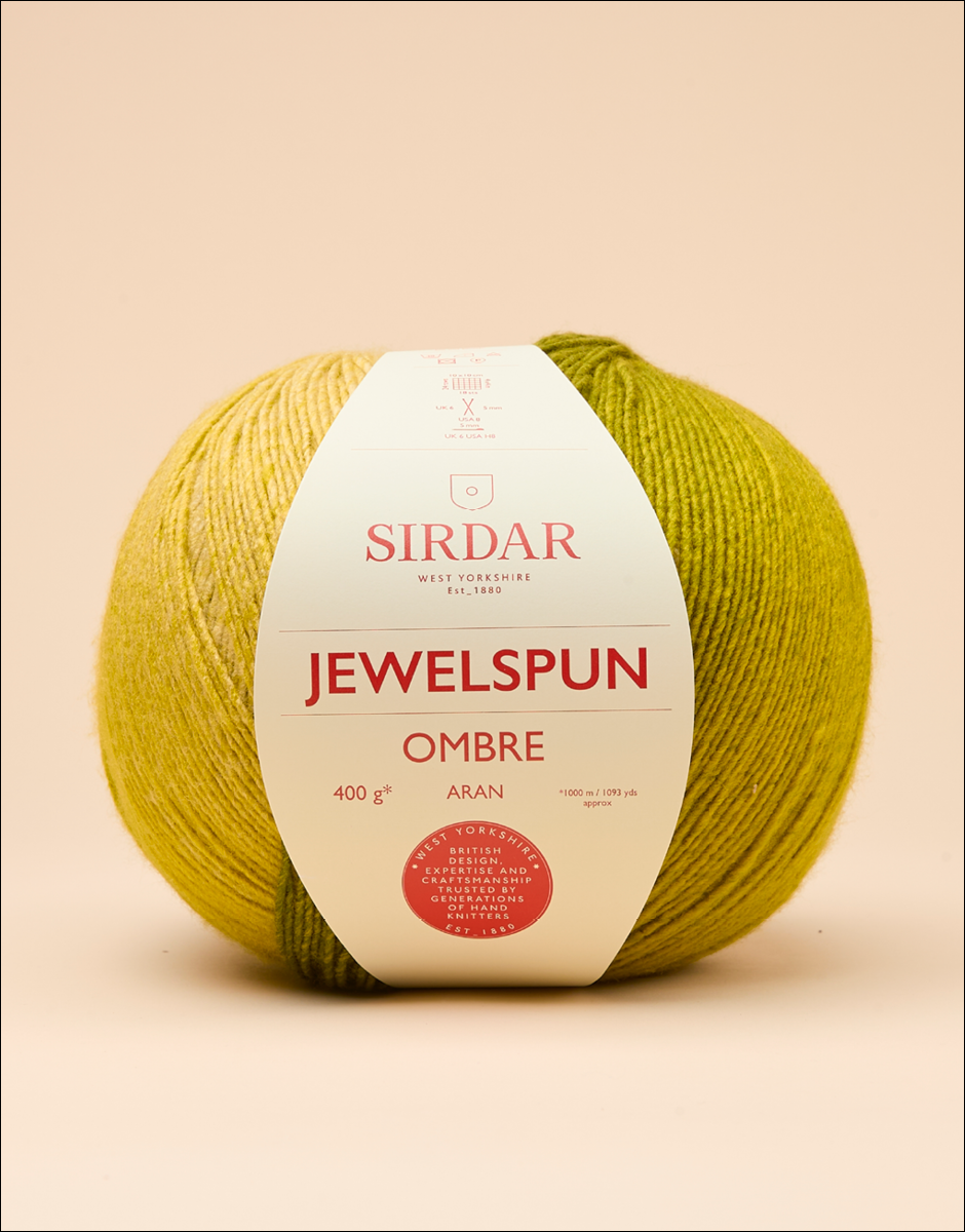 Sirdar Jewelspun Ombre Sunlit Green - Sirdar