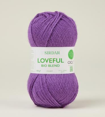 Sirdar Loveful Bio Blend Chunky - Purest Purple