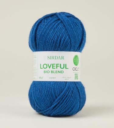 Sirdar Loveful Bio Blend Chunky - Vibrant Navy