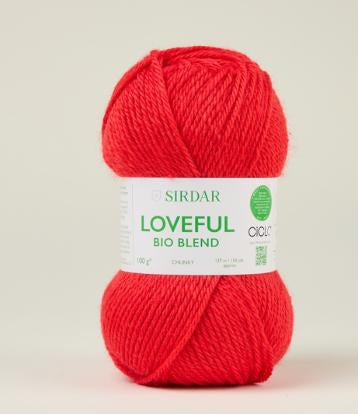 Sirdar Loveful Bio Blend Chunky - Radiant Red