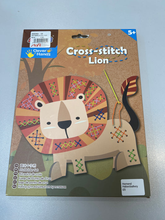 Stafil Children’s Cross Stitch. Lion