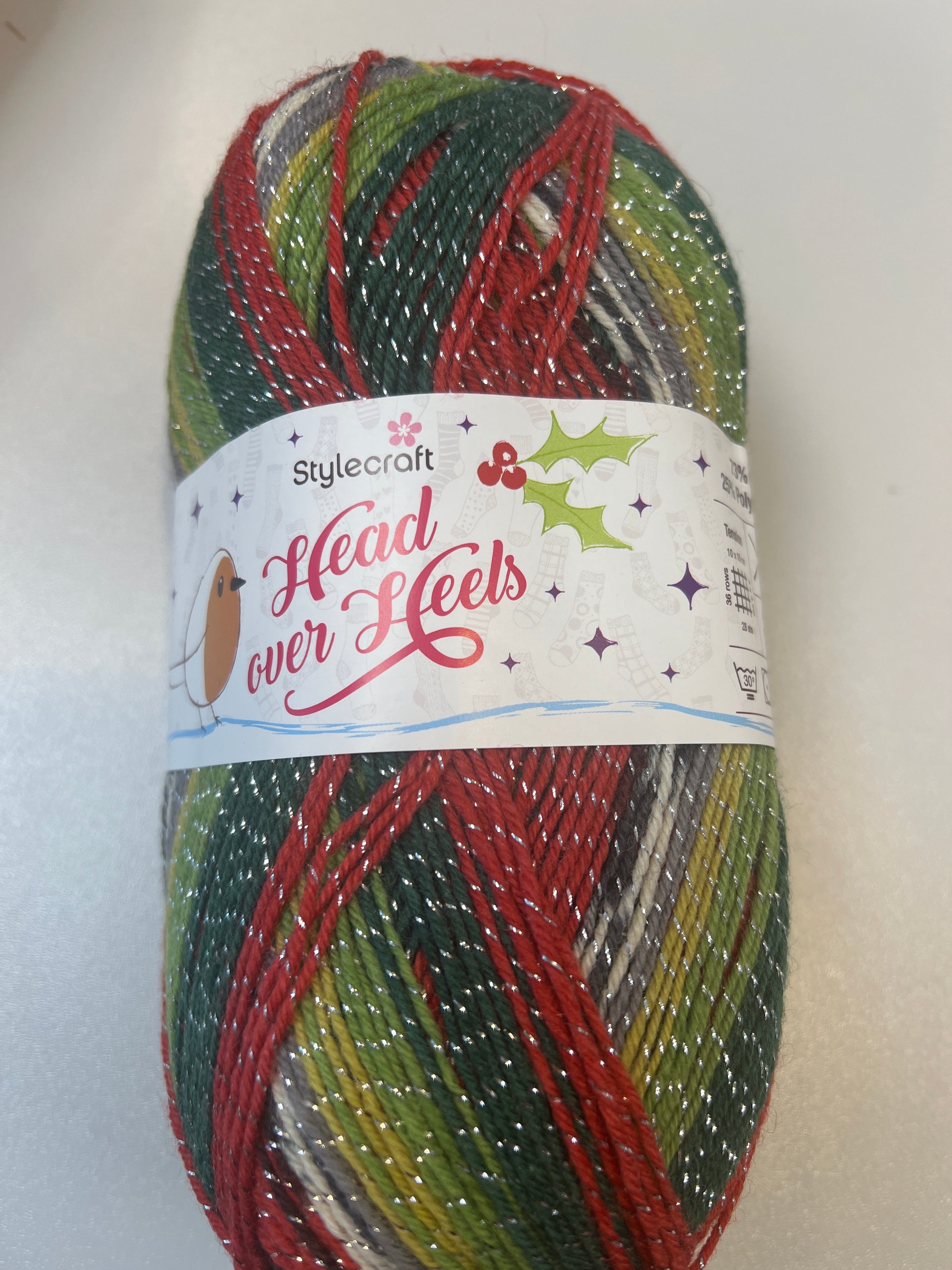 Stylecraft Head Over Heels in Elf DK — 75% Wool, 25% Nylon, 4Ply (Sock / Fingering), 100g