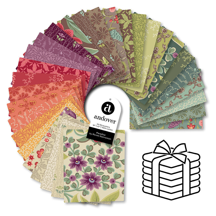 Andover Fabrics Paradise - Fat Quarter Bundle (30 Cuts)