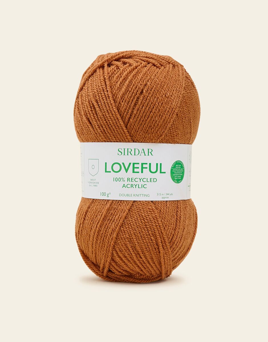 Sirdar Loveful 100% Recycled Acrylic DK - Flame