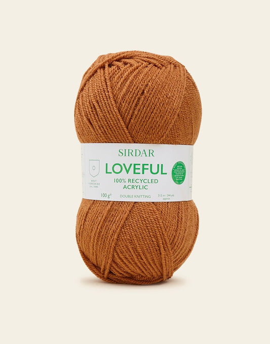 Sirdar Loveful 100% Recycled Acrylic DK - Flame
