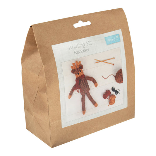 Trimits Character Knitting Kit Reindeer