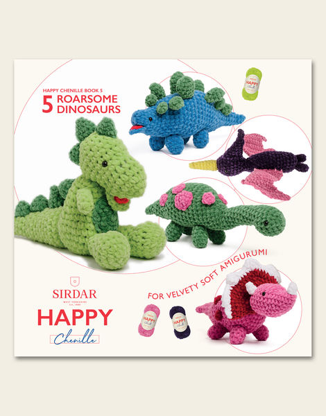 Happy chenille roarsome dinosaurs