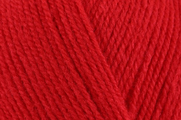 King Cole yarn in red - close up detail