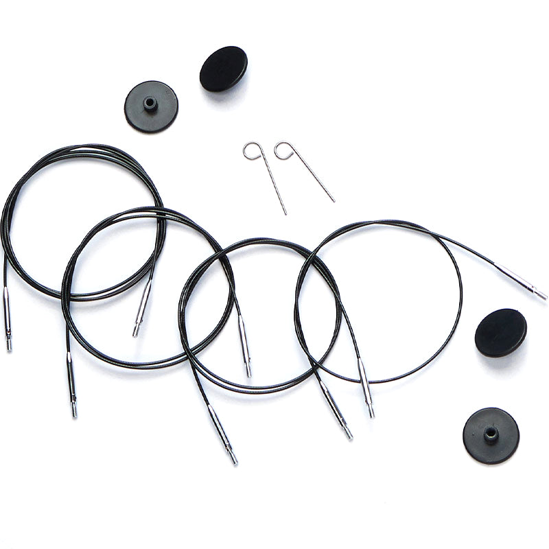 KnitPro black swivel cable 35cm (makes a 60cm circular needle)