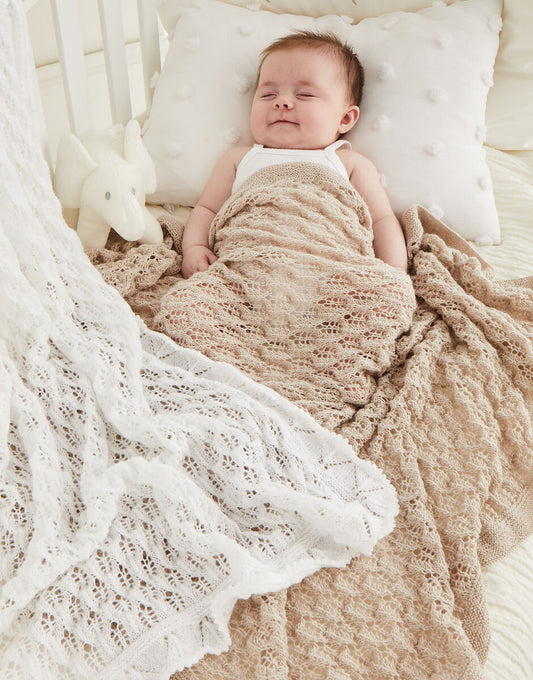 Sirdar F072 Pretty Picot Lacy Blanket