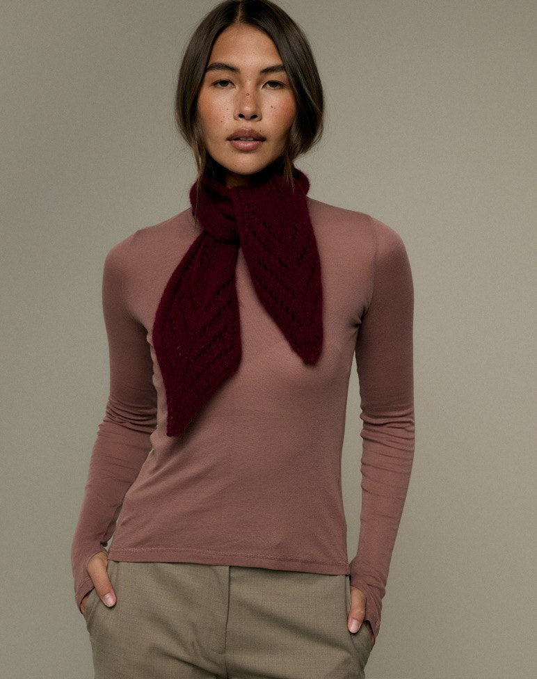 Mode at Rowan Pattern 126 - Rosin Neckerchief