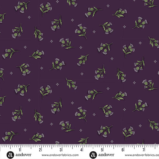 Makower UK Kindred - Thistle Purple
