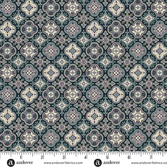 Makower UK Kindred - Foulard Blue