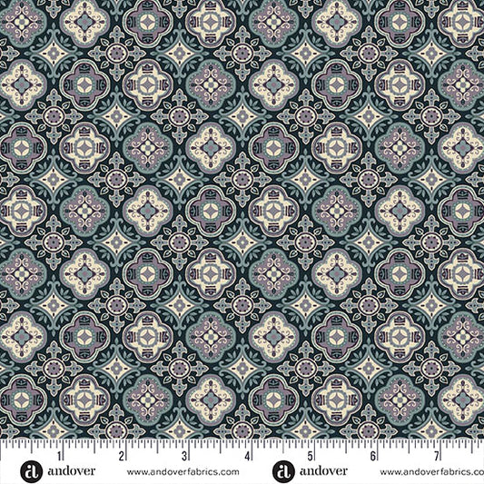 Makower UK Kindred - Foulard Blue
