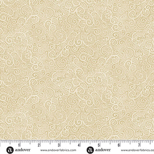 Makower UK Kindred - Scroll Cream