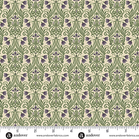 Makower UK Kindred - Lily Cream