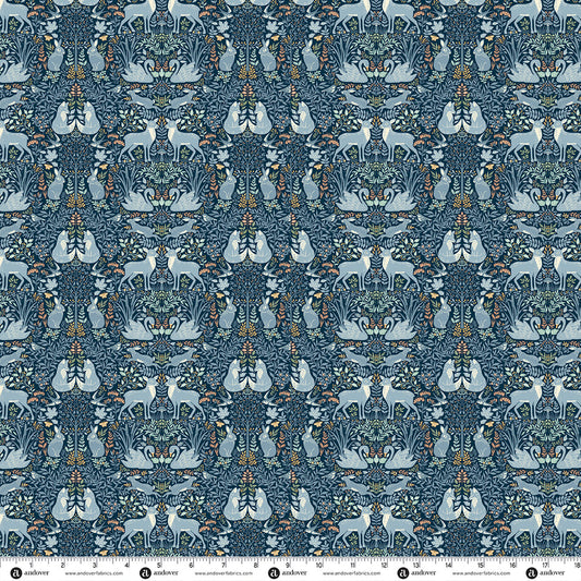 Makower UK Wildwood - Glade Blue