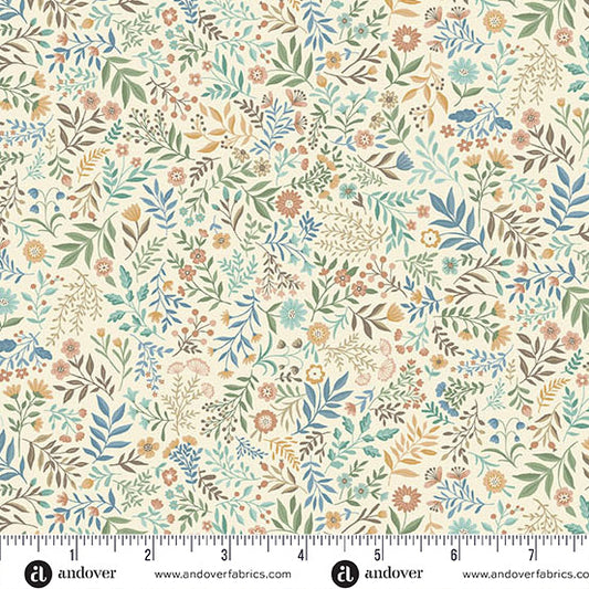 Makower UK Wildwood - Meadow Cream