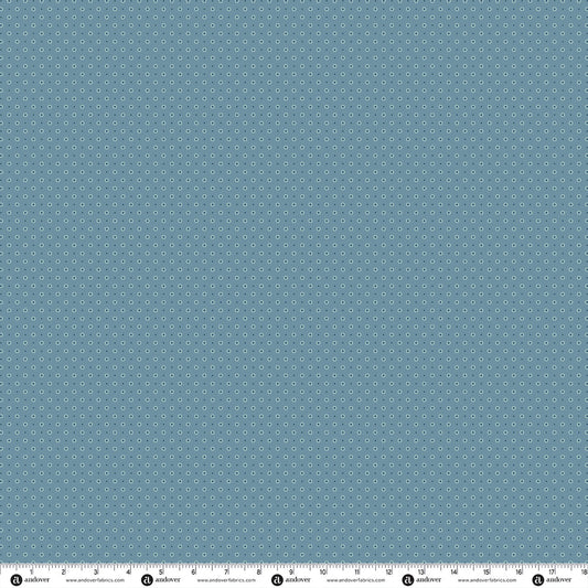 Makower UK Wildwood - Daisy Blue