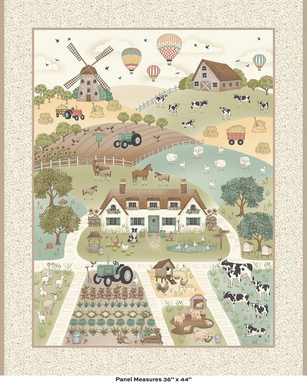 Makower UK Smallholding - Panel Multi